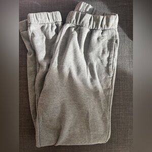 NWOT Hollister Light Gray Fleece Joggers XS